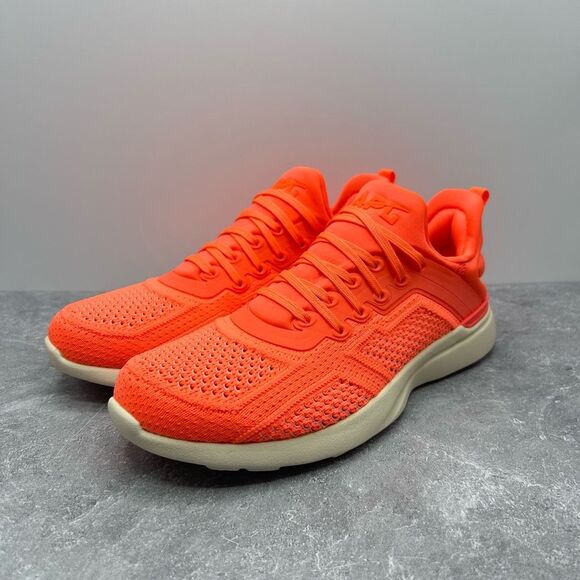 NWT APL Neon Orange Techloom Tracer Sneaker Size 6.5 Running Performance - Picture 2 of 14